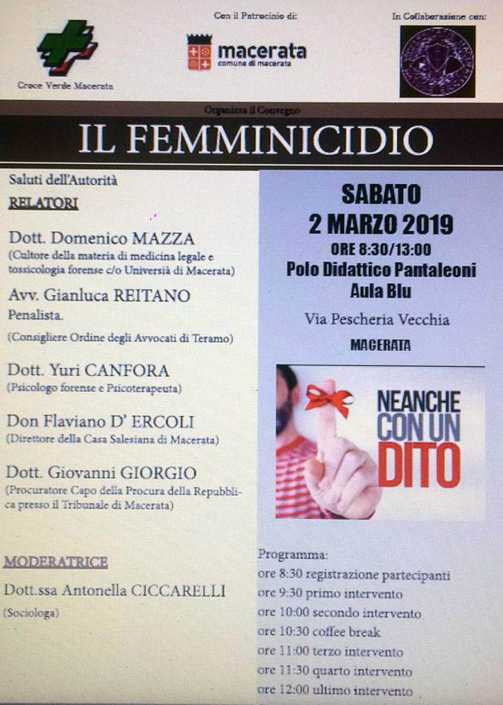 Convegno Femminicidio 2019
